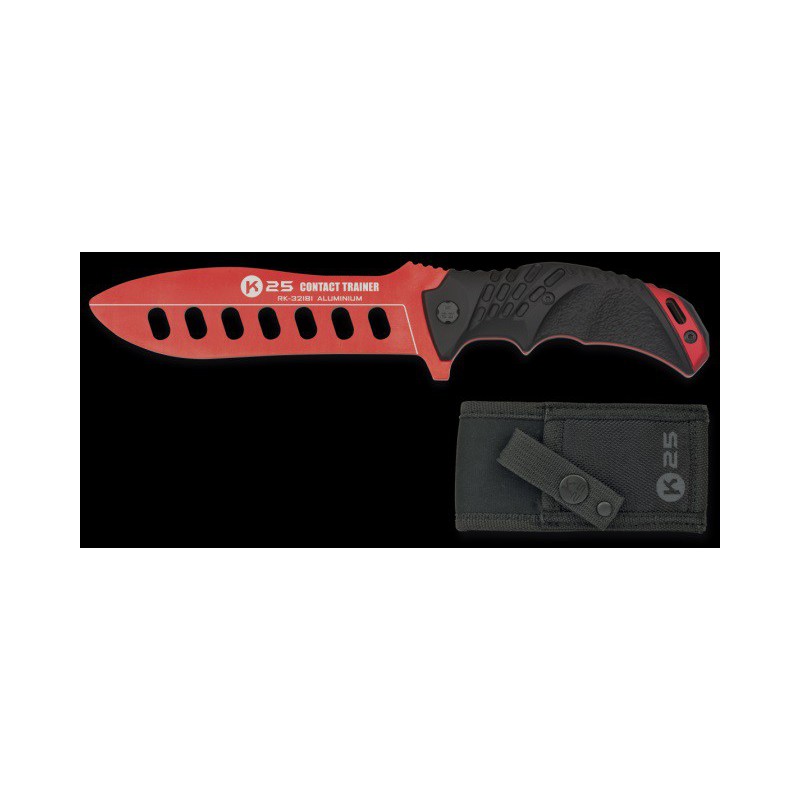 cuchillo k25 entrenamiento. h: 15
rojo