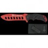 cuchillo k25 entrenamiento. h: 15
rojo