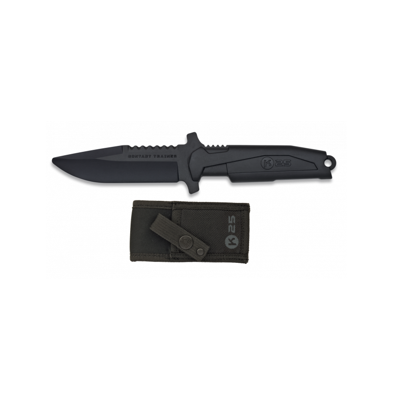 cuchillo entrenamiento K25 negro
32463