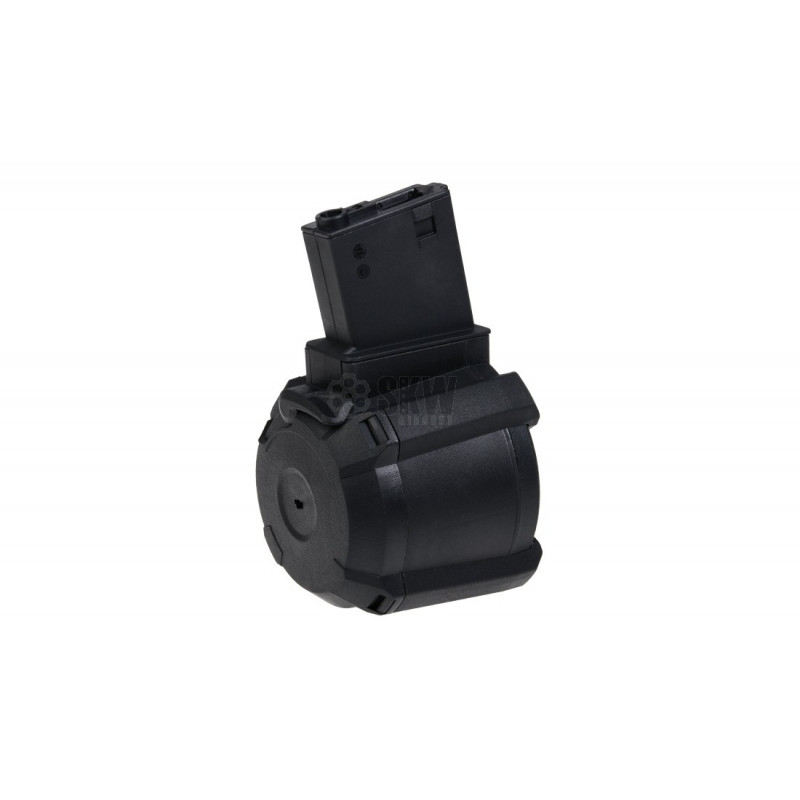 CARGADOR DRUM ELECTRICO M4 1000 RDS NEGRO SAIGO DEFENSE