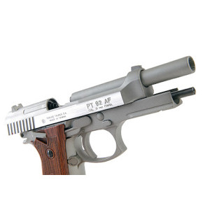 PISTOLA TAURUS PT92 CO2 Hairline silver cybergun