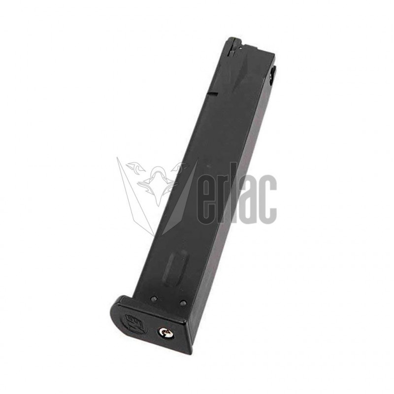 CARGADOR PISTOLA GAS WE M92 LARGO 50RDS NEGRO CARGADOR PISTOLA GAS WE M92 LARGO 50RDS NEGRO