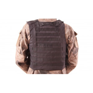 CHALECO TÁCTICO FSBE plate carrier v07 negro DELTA TACTICS