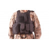 CHALECO TÁCTICO FSBE plate carrier v07 negro DELTA TACTICS