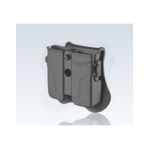 Amomax universal double magazine pouch - BK