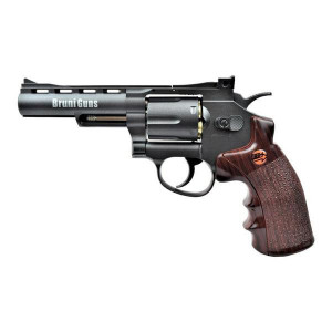 BRUNI REVOLVER CO2 CALIBRE 4,5mm C.N.820 4" NEGRO (BR-701B)