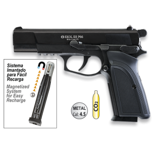 EKOL ES P66 Pistola CO2 Negro cal. 4.5