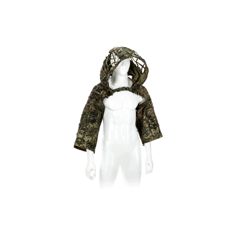 Sniper Bolero Plain GHILLIE HOOD Flecktarn INVADER GEAR Sniper Bolero Plain GHILLIE HOOD Flecktarn INVADER GEAR
