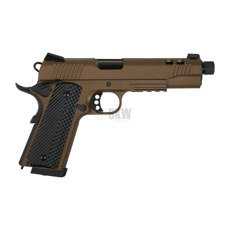 PISTOLA CO2 BLOW BACK RUDIS V ACTA NON VERBA BRONZE SECUTOR ARMS