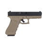 GLOCK 17 GEN4 NEGRA/TAN PISTOLA GBB WE-G001B-TAN WE