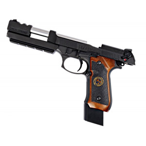 BIOHAZARD CUSTOM M92 SAMURAI EDGE PISTOLA GBB BROWN WE