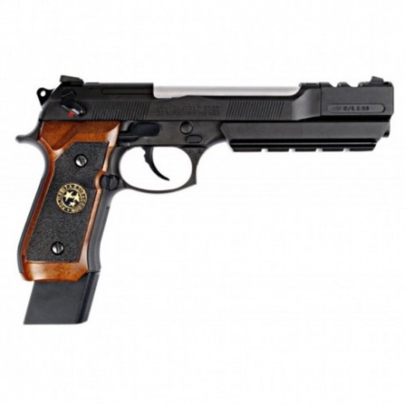 BIOHAZARD CUSTOM M92 SAMURAI EDGE PISTOLA GBB BROWN WE