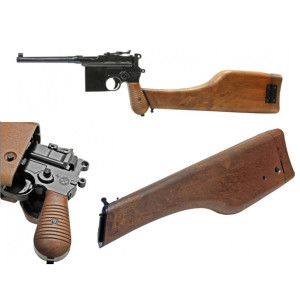 PISTOLA DE GAS GBB MAUSER C96 WE 712 AIRSOFT 6mm