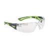 GAFAS BOLLE RUSH+ PC TRANSPARENTE VERDE