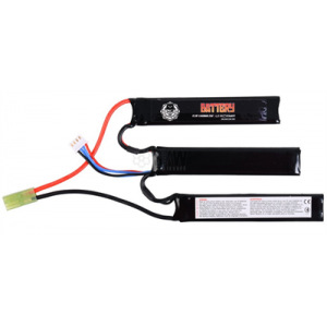 BATERIA LIPO 11.1V 1100MAH 25C (3PC) DUEL CODE