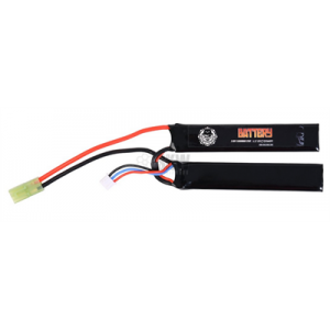 BATERIA LIPO 7.4V 1100MAH 25C (2PC) DUEL CODE