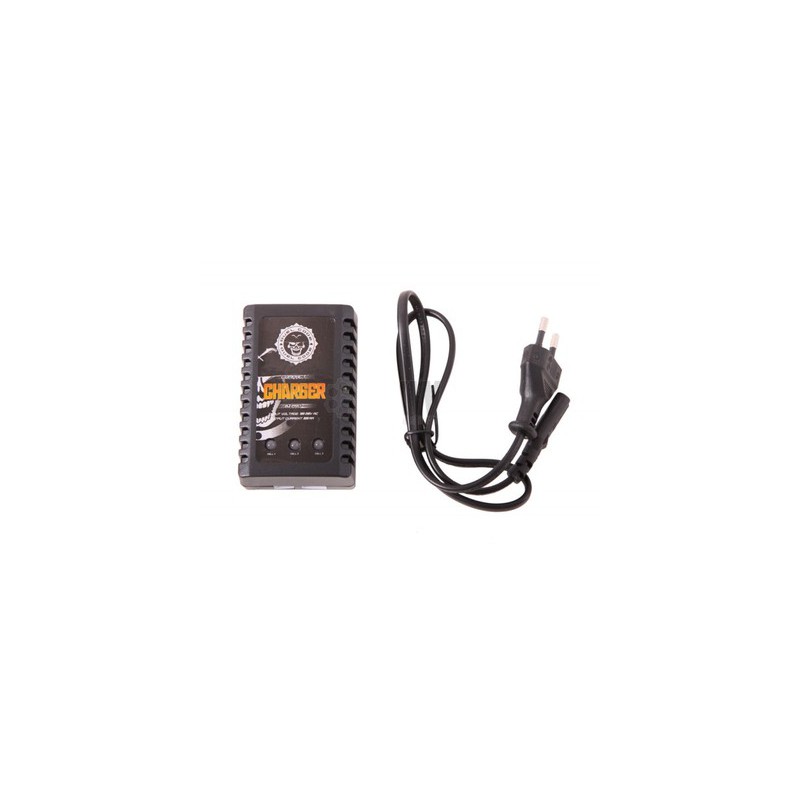 CARGADOR BALANCEADOR LIPO 2-3 CELDAS 7.4V/11.1V DUEL CODE.