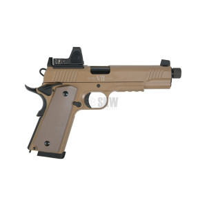 PISTOLA CO2 BLOW BACK RUDIS MAGNA VII TAN SECUTOR ARMS