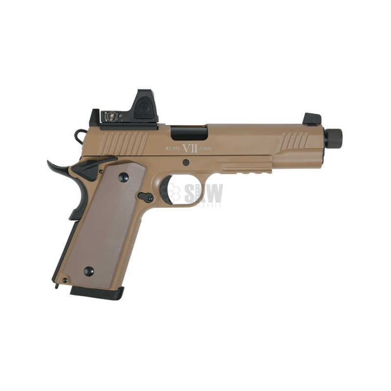 PISTOLA CO2 BLOW BACK RUDIS MAGNA VII TAN SECUTOR ARMS PISTOLA CO2 BLOW BACK RUDIS MAGNA VII TAN SECUTOR ARMS