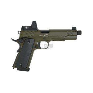 PISTOLA CO2 BLOW BACK RUDIS MAGNA XIV OD SECUTOR ARMS