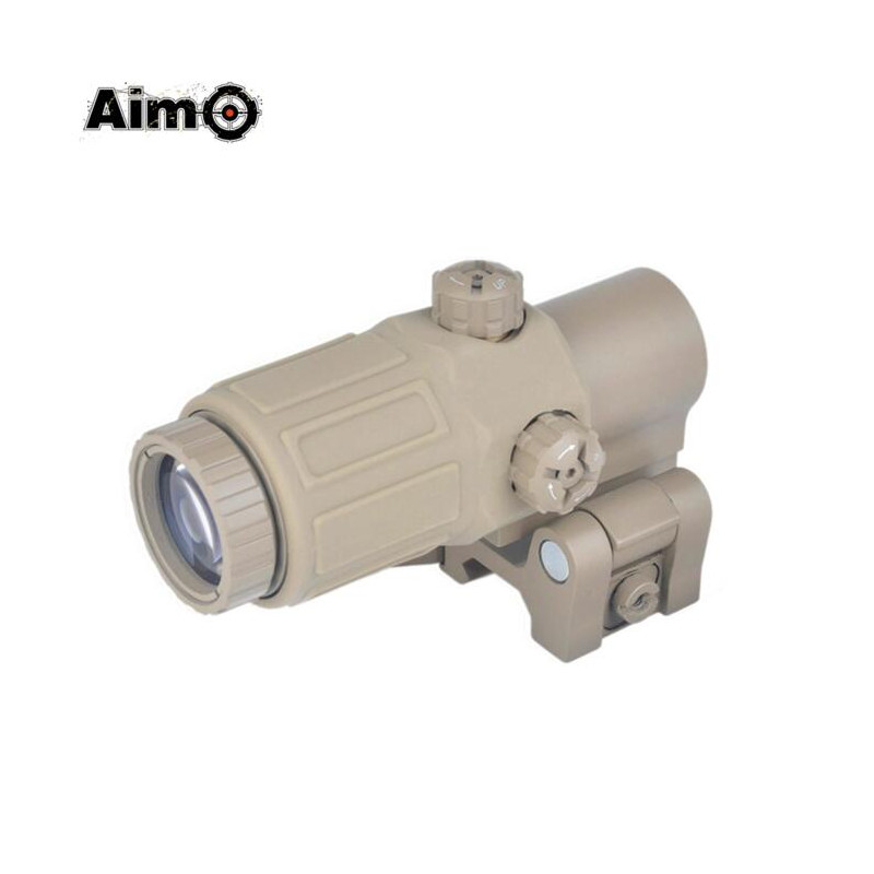 3X G33 MAGNIFIER PARA RED DOT - TAN AIM-O