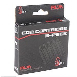 CAJA 5 BOTELLAS 12 gr. CO2 siliconado AIRSOFT SURGEON RWA