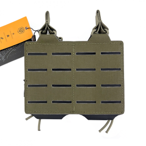 CONQUER DOUBLE RIFLE MAG POUCH RG RANGER GREEN