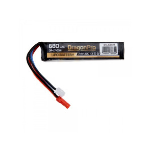 BATERIA HPA DRAGONPRO DP-L7-034 7.4V 680mAh 20C LiPO 74x17x12mm