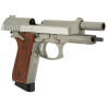 PISTOLA 92 4.5MM CO2 PLATA-MADERA SWISS ARMS