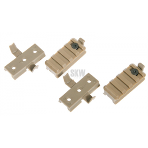 SET ADAPTADORES MONTURAS RAIL TAN PARA CASCO FAST EMERSON