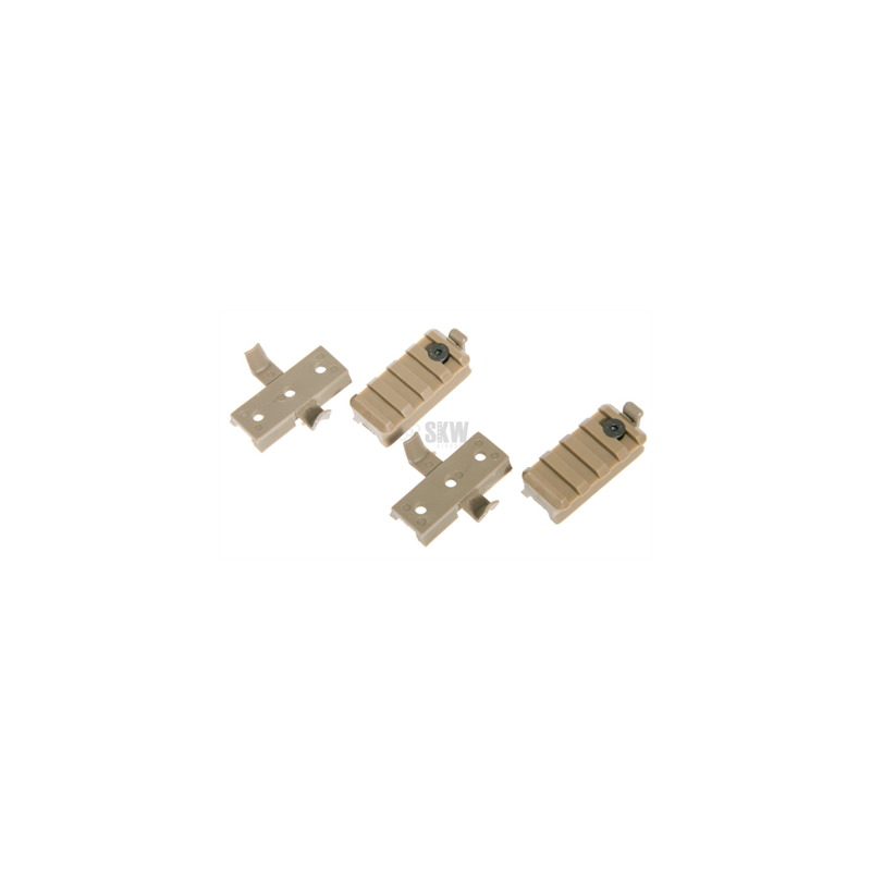 SET ADAPTADORES MONTURAS RAIL TAN PARA CASCO FAST EMERSON