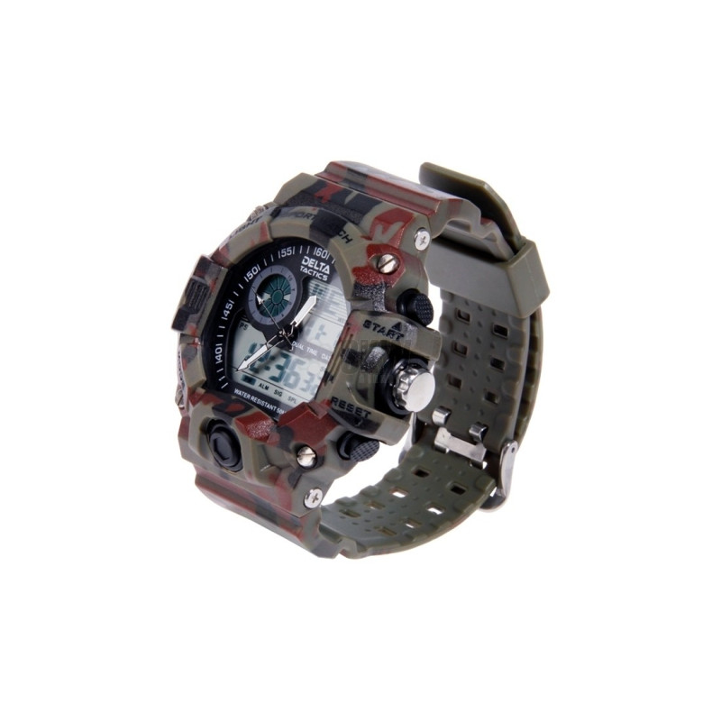 RELOJ TACTICO DIGITAL CAMUFLAJE DELTA TACTICS DTTW002