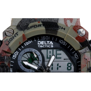 RELOJ TACTICO DIGITAL CAMUFLAJE DELTA TACTICS DTTW002