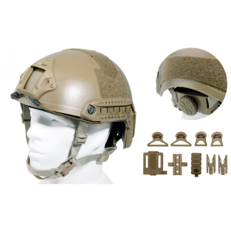 CASCO FAST MH TAN AJUSTABLE EMERSON