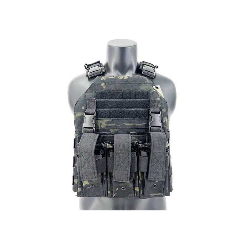 CHALECO SIXMM 036M MC MULTICAM BLACK MCBK