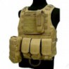 CHALECO TÁCTICO FSBE plate carrier v07 TAN DELTA TACTICS