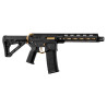 R15 mod 1 AEG Zion Arms NEGRA Y ORO GUARDA MANOS LARGO