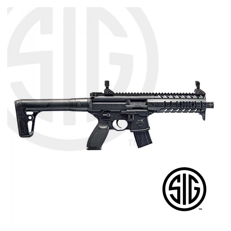 Subfusil Sig Sauer MPX ASP Black Co2 - 4,5 Balines