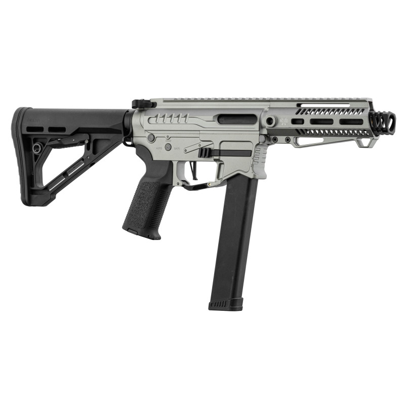 AEG UDP-9 SBR PW9 Mod 1 CORTA CROME Zion Arms