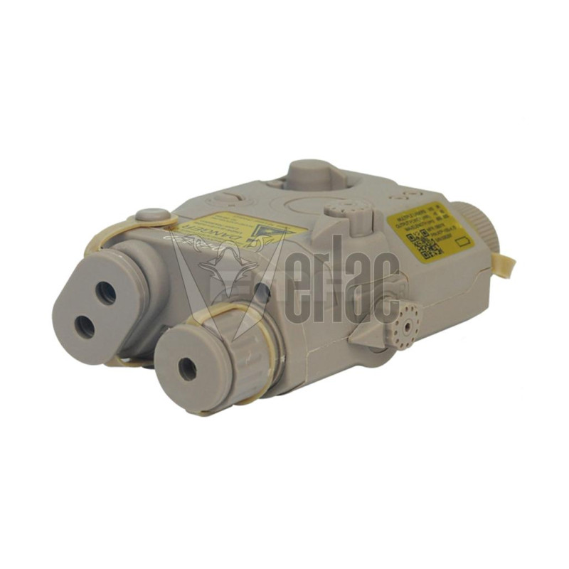 AN/PEQ-15 LASER ROJO CON CAJA DE BATERIA TAN FMA