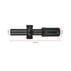 VISOR SHORT DOT 1-5X24 AOE FIRE WOLF