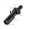 VISOR SHORT DOT 1-5X24 AOE FIRE WOLF