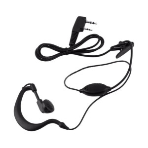 AURICULAR CON MICRÓFONO Y PTT para KENWOOD y baofeng